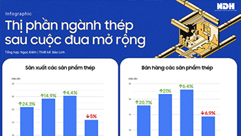 Thị phần ngành thép biến đổi ra sao sau cuộc đua mở rộng?